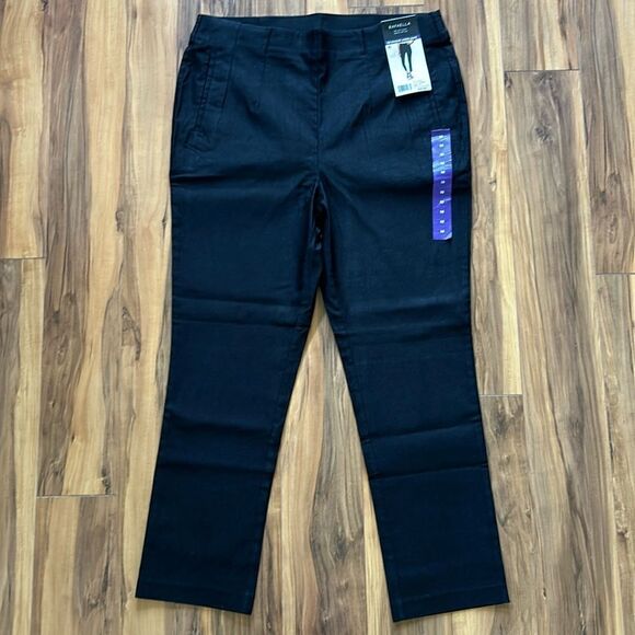 NEW Rafaella Black Stretch Ankle Pants - Picture 3 of 5